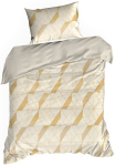 Voodipesukomplekt Aggie D91, kuldne v./valge v., 70 x 80 cm, 140 x 200 cm