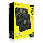 &Otilde;hkjahuti korpusele Corsair LINK RX140 PWM Fan Twin Starter Kit, 140 mm x 25 mm