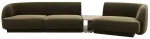 Mooduldiivan Micadoni Miley Blu 77, roheline v., parem, 300 x 118 cm x 70 cm