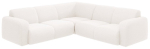 Nurgadiivan Micadoni Molino Boucle, valge v., 252 x 252 cm x 75 cm