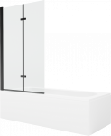 Vann, seinaga seinaga, teisaldatav Mexen Vega, 170 cm x 70 cm x 40 cm, ristk&uuml;lik, valge/must