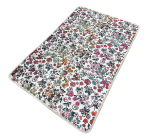 Vannitoa p&otilde;randamatt Foutastic Alara, valge/mitmev&auml;rviline, 120 cm x 70 cm