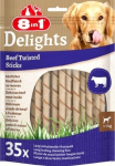 Koeramaius Tetra 8in1 Delights Twisted Beef Sticks, veiseliha