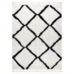 Vaip sise Hakano Welben Cross, valge v./must v., 200 cm x 80 cm