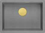 K&ouml;&ouml;givalamu GraniteQ Logan 100, graniit, 59.5 cm x 45 cm x 21.5 cm, silver stone