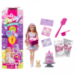 Nukk aksessuaaridega Mattel Barbie Party Unboxed Pet Birthday, 25 cm, valge v.