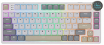 Juhtmevaba m&auml;nguklaviatuur Royal Kludge RK N80 Red switch, Inglise (US), pruun v./valge v./hall v.