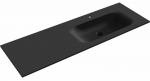Vannitoa kraanikauss Mexen Vela Right, konglomeraat, 141 cm x 46.5 cm x 16.5 cm, must
