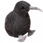 Pehme m&auml;nguasi kiivi lind, must, 17 cm