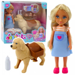 Nukk aksessuaaridega Lean Toys Ankiki Cute Baby Dog, 13 cm, mitmev&auml;rviline