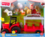 Kujukeste komplekt, koos tarvikutega Fisher Price Little People Caring For Animals JLM99, mitmev&auml;rviline