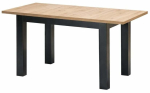 S&ouml;&ouml;gilaud pikendatav Gizmo, must v./artisan oak v., 120 - 160 cm x 75 cm x 79 cm