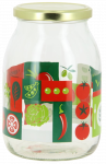 Purk Cerve Pachino, 1 l, l&auml;bipaistev v./punane v./roheline v.