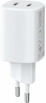 Telefoni laadija Xiaomi Nano Turbo BHR087OEU, 2 x USB Type C, valge v., 45 W