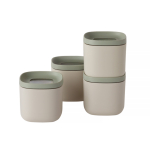 Toidu s&auml;ilitamise konteinerite komplekt BergHOFF Balance, 0.160 l, valge v./roheline v.