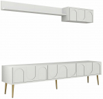 Elutoa m&ouml;&ouml;blikomplekt Kalune Design Lyon 2, sise, kuld v./valge v.