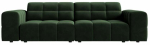 Diivan Cosmopolitan Design Chicago Velvet Venus 2940, pudeli roheline v., 102 x 212 cm x 78 cm