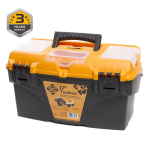 T&ouml;&ouml;riistakast Forte Tools BL.O-17, 43.4 cm x 23.8 cm x 25 cm, must/kollane