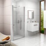 Du&scaron;isein Ravak Chrome CSD1-90, 90 cm x 195 cm x 90 cm, l&auml;bipaistev v.