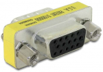 Adapter Delock DSUB 15-pin, DSUB 15-pin, kollane v.