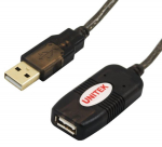 Juhe Unitek USB / USB USB 2.0 A male, USB 2.0 A female, 20 m, must v.