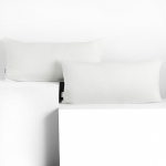Padjap&uuml;&uuml;r Restilo Amber, valge v., 80 cm x 40 cm, 2 tk