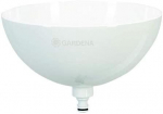 Rippuv lillepott Gardena 11320-20, klaas/klaaskiud, &Oslash; 25 cm, valge v.