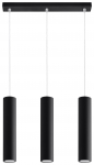 Valgusti rippuv Sollux Lagos 3 5902622428284, GU10, 3 x 40 W, must v.