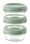 Toidukarp Curver Smart Eco 252992, 0.15 l, 7 cm x 7 cm, l&auml;bipaistev v./roheline v.