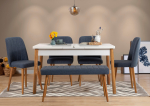 S&ouml;&ouml;gitoa komplekt Kalune Design Santiago 1048 - 2 AB, m&auml;nni v./tumesinine v.