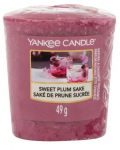 K&uuml;&uuml;nal, l&otilde;hna Yankee Candle Sweet Plum Sake, 15 h, 49 g, Violetne v.