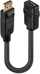 Adapter Lindy DisplayPort to HDMI Converter 41005 DisplayPort 1.1, HDMI 1.3, 0.15 m, must v.