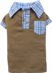 T-s&auml;rk koerale DoggyDolly Polo DD-T502-XL, sinine v./pruun v., XL