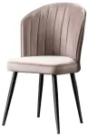 Toolide komplekt Kalune Design Rubi 107BCK1102, matt, must v./hele pruun v., 42 cm x 52 cm x 85 cm, 4 tk