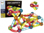 Magnetkonstruktor Lean Toys Magnetic Blocks Helendavad pulgad 14656, 76 tk