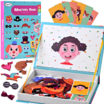 Magnetm&auml;nguasi Color Day Magnetic Book Crazy Faces, mitmev&auml;rviline, 55 tk