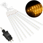 J&otilde;ulutuled Springos Icicle Meteor, 5 m, soe valge, 144 LED