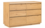 Kummut Home4you Sacha 45140, pruun v., 80 cm x 120 cm x 40 cm