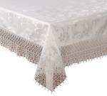 Laudlina ristk&uuml;likukujuline G09-01, valge, 110 x 160 cm