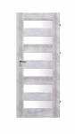Siseukseleht Domoletti TRIADA, parempoolne, hall, 203.5 x 84.4 x 4 cm