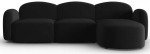 Nurgadiivan Micadoni Home Blair Velvet, must v., parem, 272 x 155 cm x 80 cm