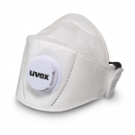 Respiraator, koos ventiiliga Uvex Premium, valge, Universaalne