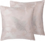 Dekoratiivne padi Beliani Silene, roosa v., 45 cm x 45 cm, 2 tk