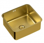 K&ouml;&ouml;givalamu Quadron Nicolas, roostevaba teras, 44 cm x 39 cm x 18 cm, kuldne v.