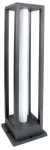 Vabalt seisev v&auml;lisvalgusti CristalRecord, 10W, LED, IP54, antratsiit v., 15 cm x 55 cm