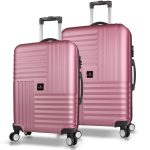 Kohvrite komplekt My Valice Pleobrld, roosa kuld, 100 l, 28 x 51 x 77 cm