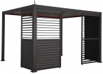 Seinarulood varikatustele Home4you Mirador 111, tumehall v.