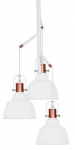 Valgusti rippuv AZzardo Darling AZ2146, E27, 3 x 40 W, vask v./valge v.