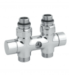 Klapid radiaatoritele Carlo Poletti Twinvalve 24-19, kombineeritud, radiaatorile, 1/2''