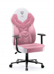 M&auml;nguri tool Diablo Chairs X-Gamer, 55 x 53 x 118 - 128 cm, valge v./roosa v.